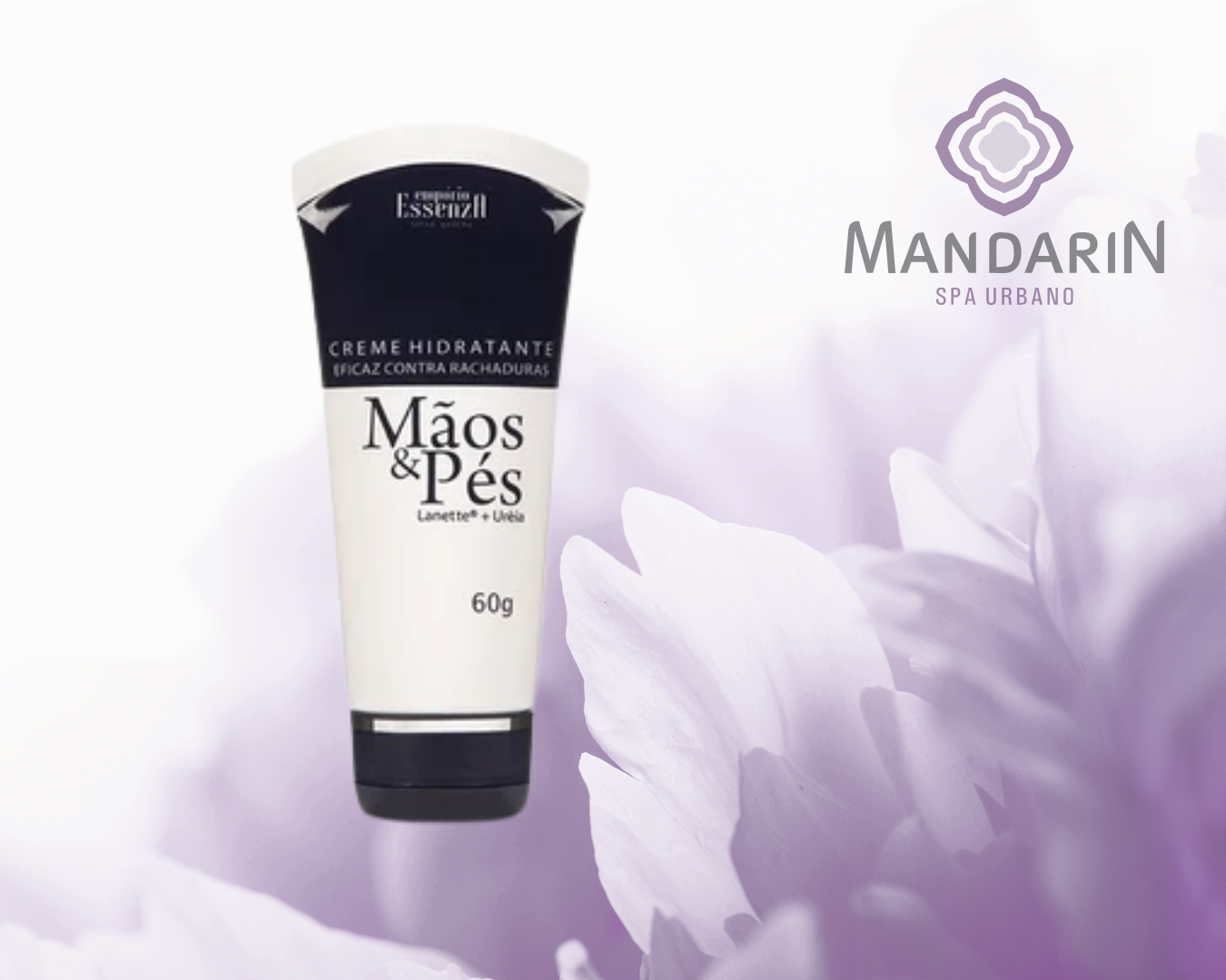 Hidratante pés e mãos com Lanette e Uréia 60g