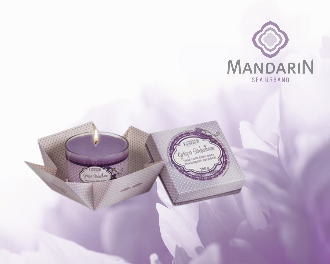 Vela para Massagem (Grape Seduction ou Espumante)